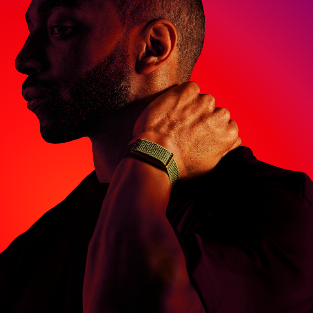 Polar Loop screenless band worn on the wrist